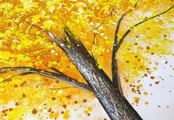 金 Painting - ゴデンイエローツリーの壁の装飾の詳細